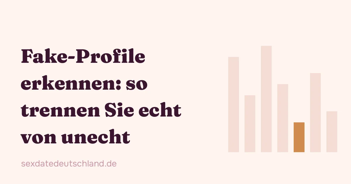 Titelgrafik: Fake-Profile erkennen