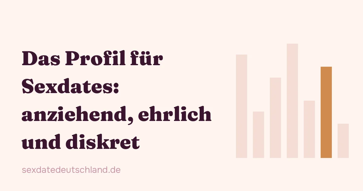 Titelgrafik: Profil für Sexdates